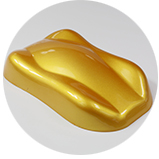 Synthetic gold satin for plastic injection