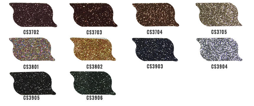 brown glitter powder color chart