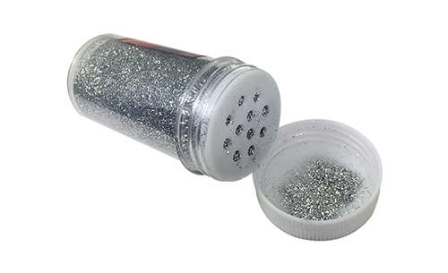 silver glitter powder