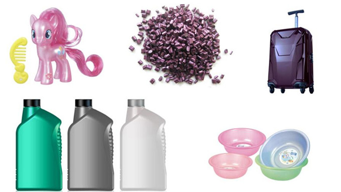 Pearl pigment for plastics