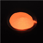 Orange glowing powder