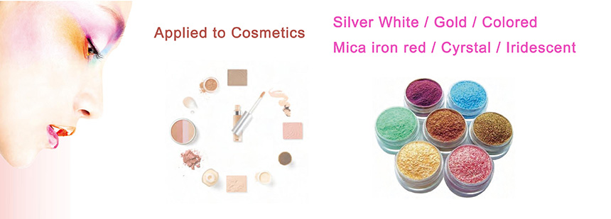 Cosmetics pearl pigment powder