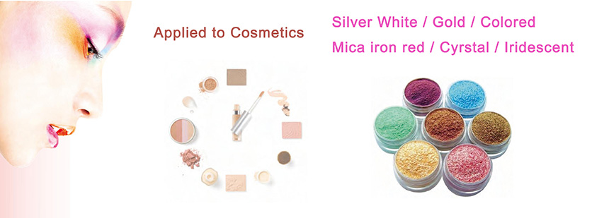Cosmetics pearl pigment powder