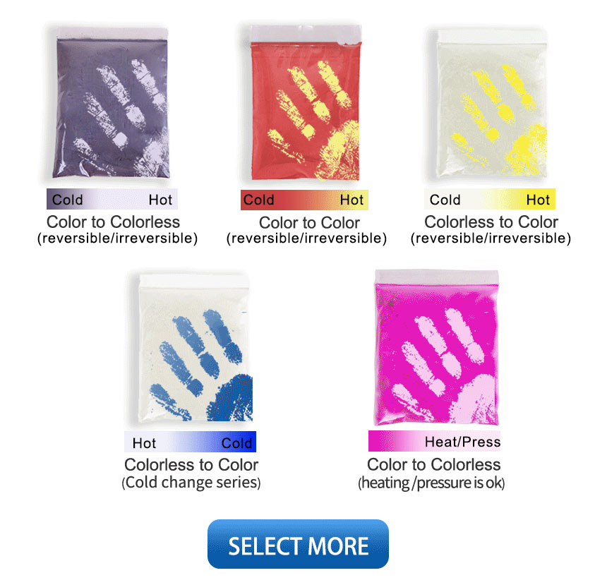 Thermochromic Pigment Thermal Colours Change Temperature Nails