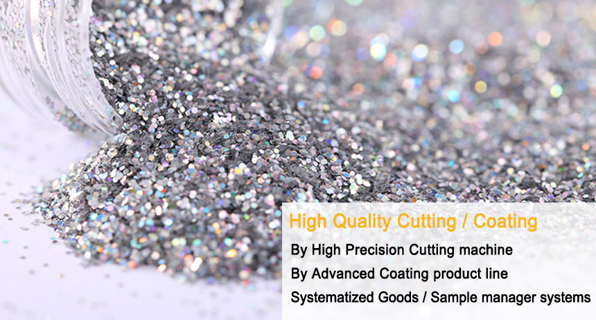 High quality cutting chameleon glitter