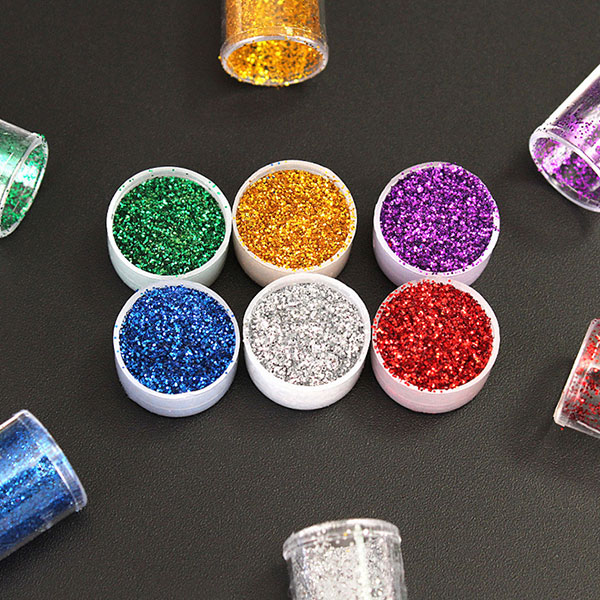 6 color glitter set