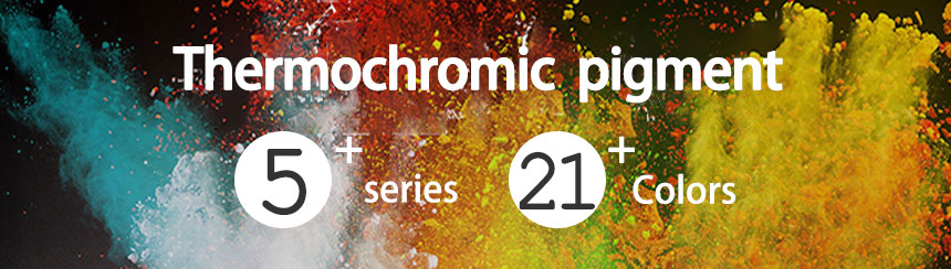 21 colors thermochromic materials