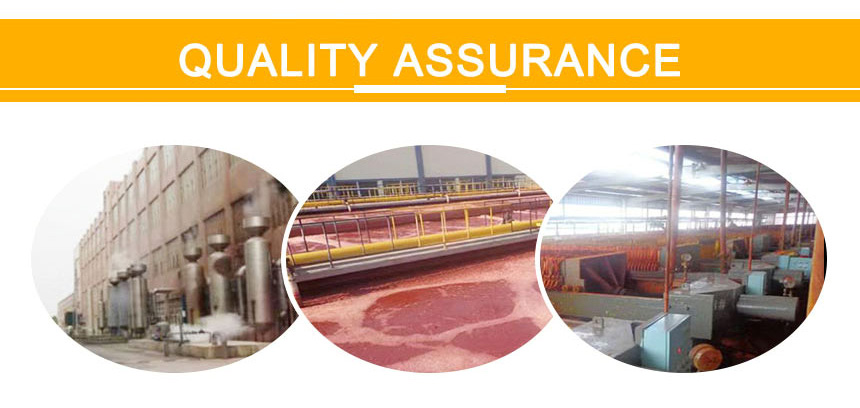 Pigment yellow Quality assurance