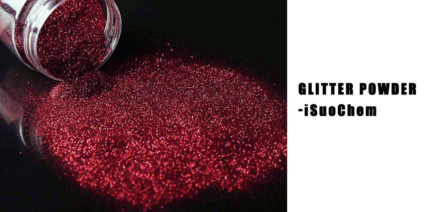 red glitter powder