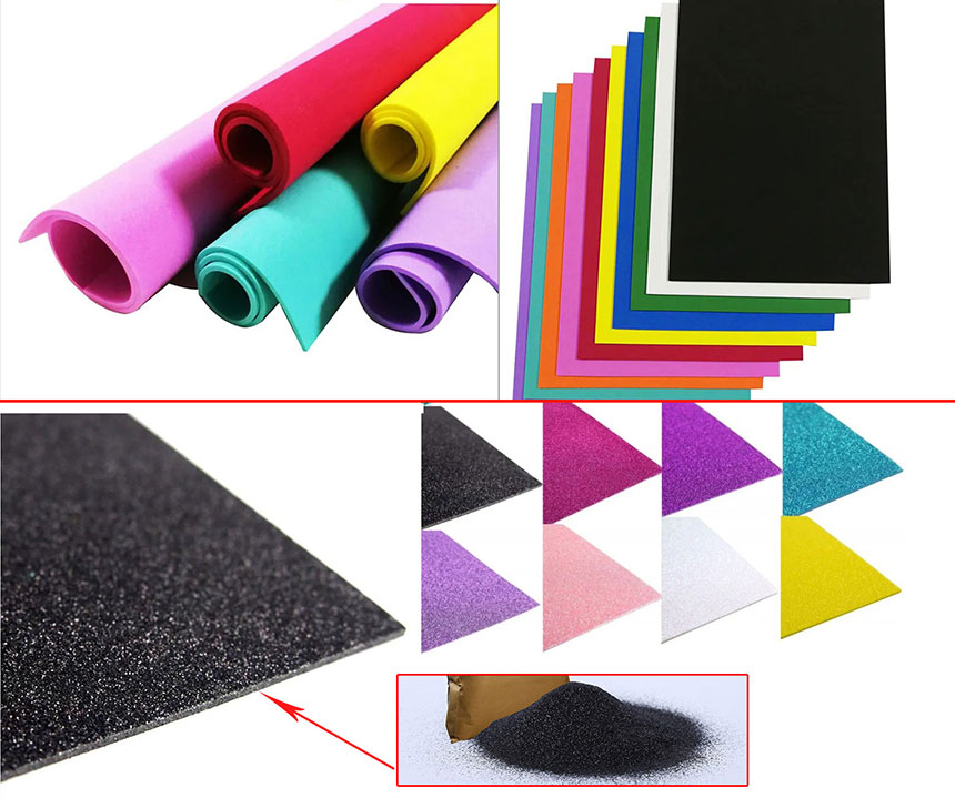 EVA Glitter Foam sheet