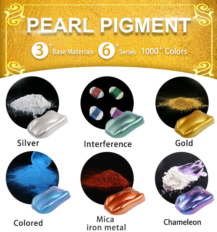 AY05 Light yellow Pearlescent pigment AY05 Light yellow Pearlescent pigment