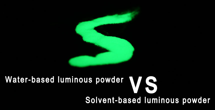 water-based and Solvent-based luminous powder