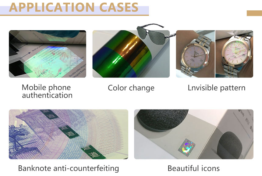 Applications of Liquid crystal security pigment