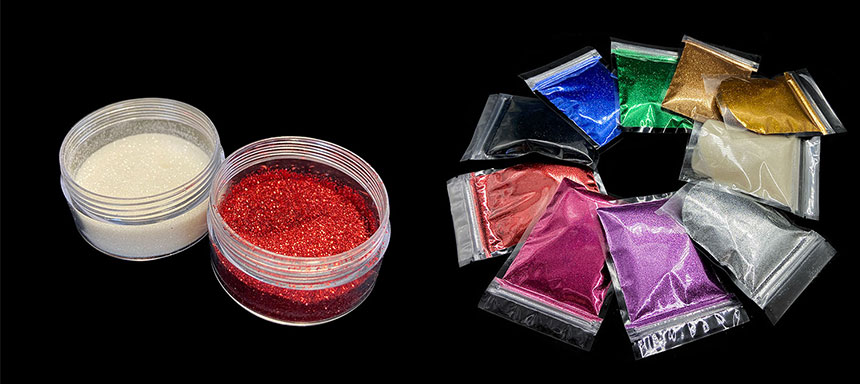 Red Biodegradable glitter