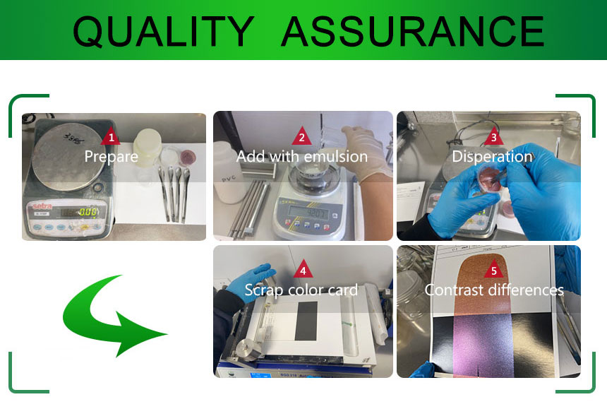 Quality Assurance of Chameleon Pigment