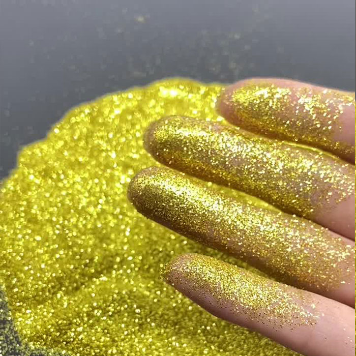 Gold glitter