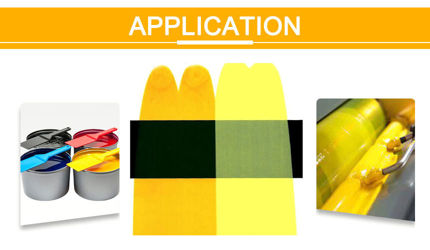 Pigment yellow used for inks
