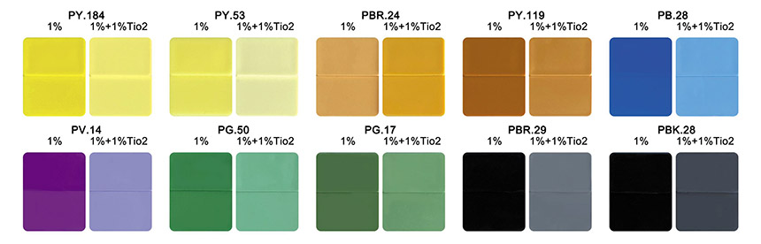 Iron Chrome Brown Color Card