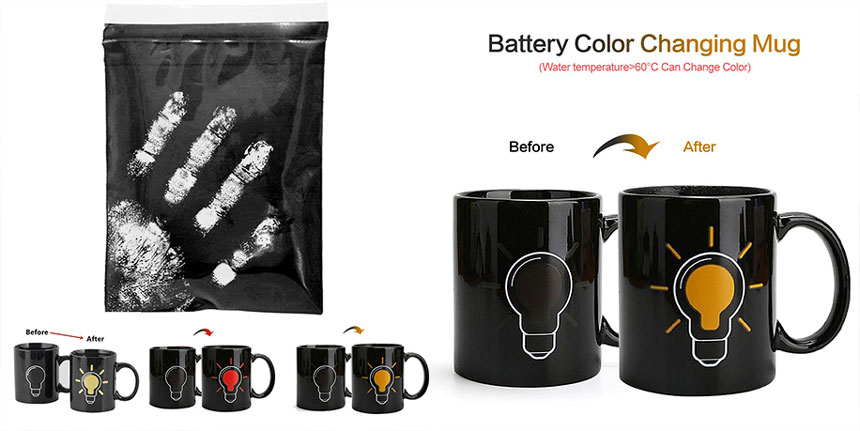 Thermochromic ink for ceramic