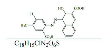 Pigment red 48:4 Molecular formula