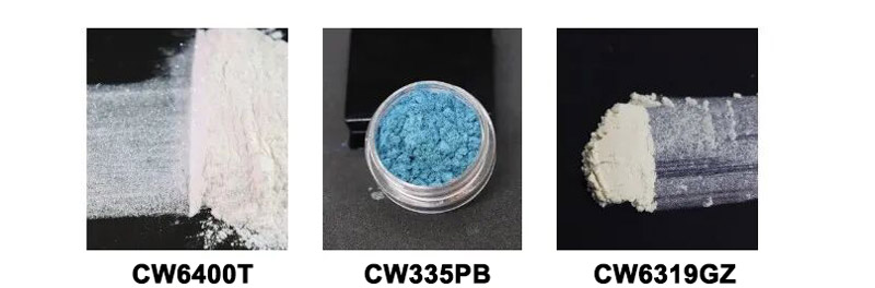 Blue Pearlescent pigments