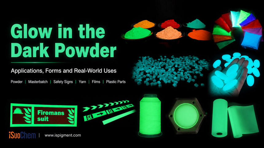 Glow in the dark powder uses