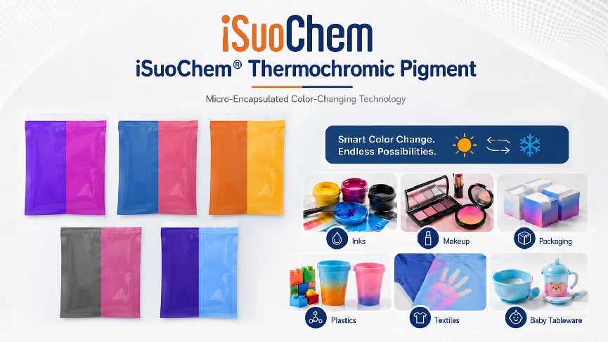thermochromic pigment powder for color changing applications
