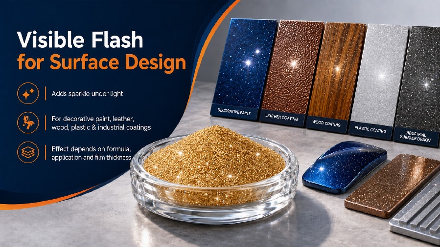iSuoChem glitter powder for paint and coating decorative sparkling surface