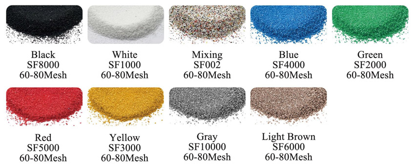 Color sand for Epoxy floor coating Color sand for Epoxy floor coating