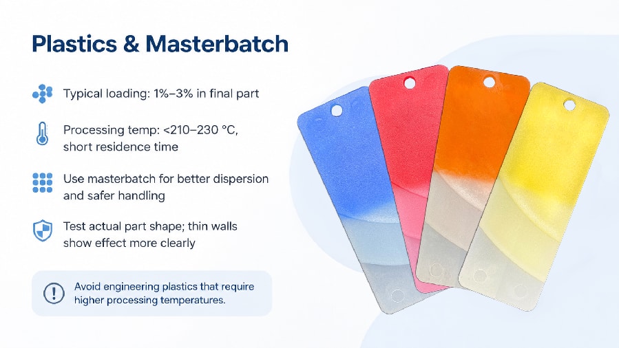 iSuoChem thermochromic pigment usage guide for coatings, plastics and inks