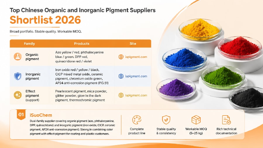 iSuoChem pigment production line and quality control lab