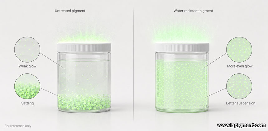 water-based-acrylic-glow-pigment-compatibility