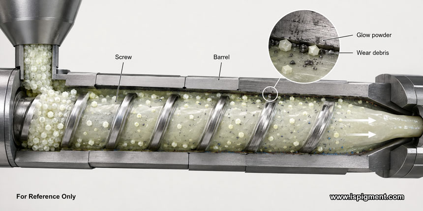 glow-powder-abrasive-wear-injection-molding