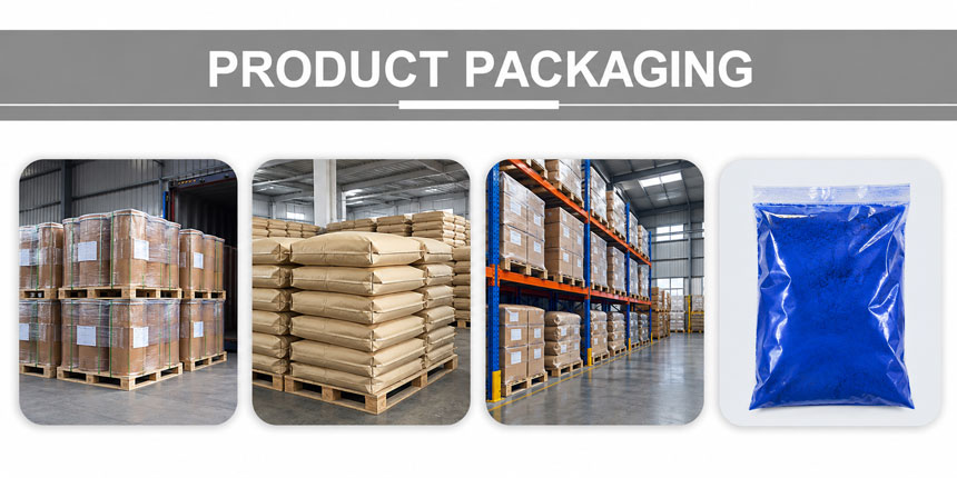 Packaging of pigment blue 15