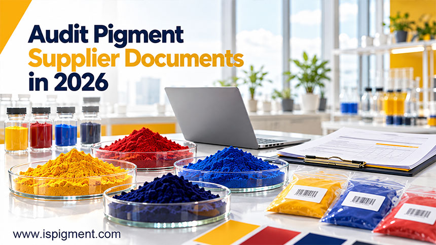Audit Pigment Supplier Documents in 2026