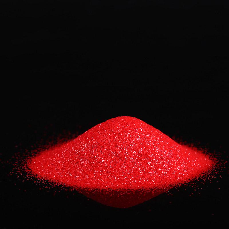 red Matte effect glitter