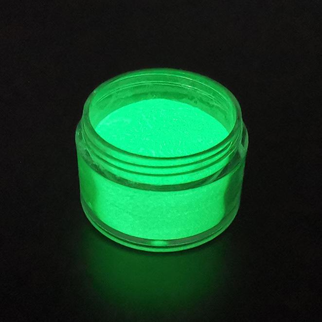 Fine glow in the dark powder