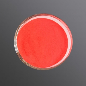 High brightness red reflective powder
