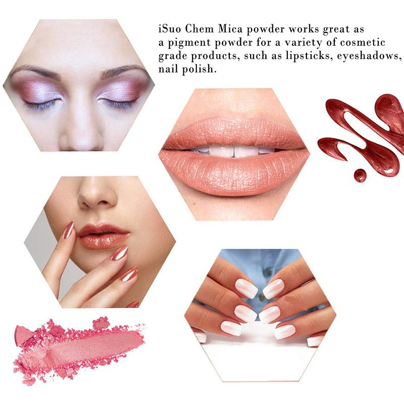 Natural Mica Pigments for Lip Gloss, Cosmetic Pearl Pigments