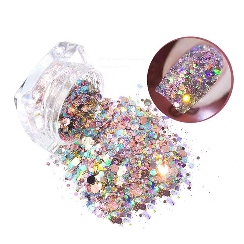 Nail art fairy dust glitter powder for nails