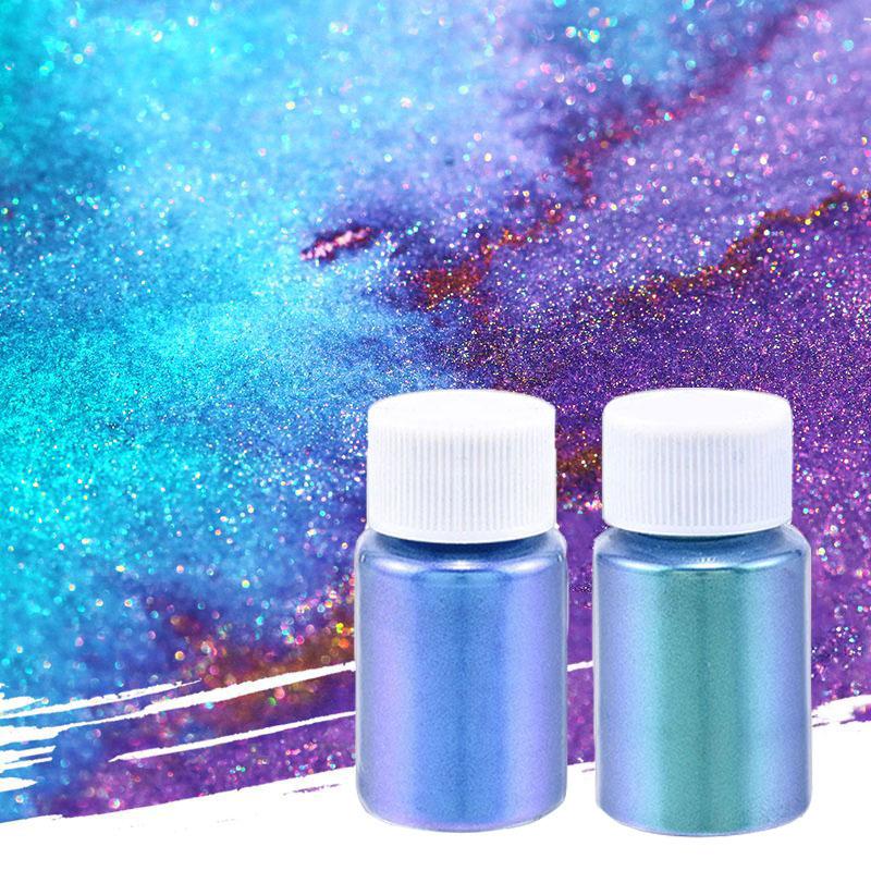 Color pearl luster pigments for painting