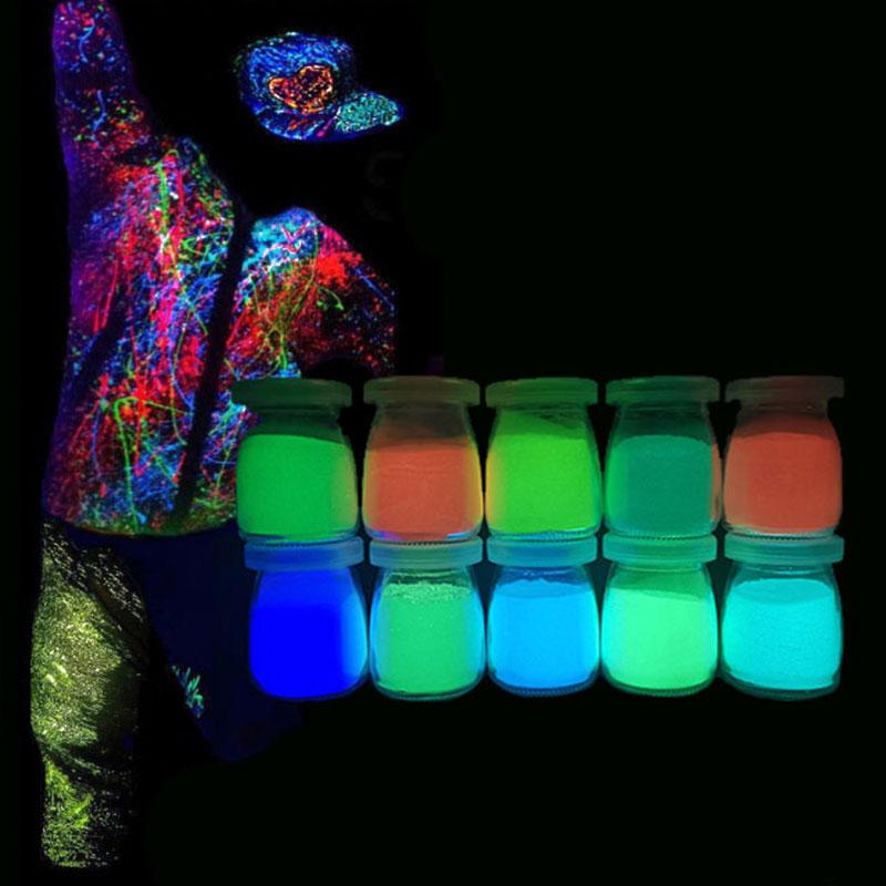 Glow in the dark dye for fabric