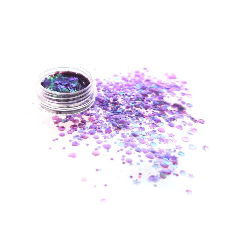 Mixed glitter powder