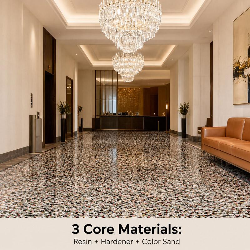 Self-leveling Colored Sand Epoxy