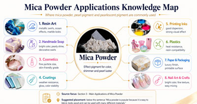 Mica Powder and Pearlescent Pigment: Selecting the Right Pigment for Resin, Soap, Cosmetics and Coatings