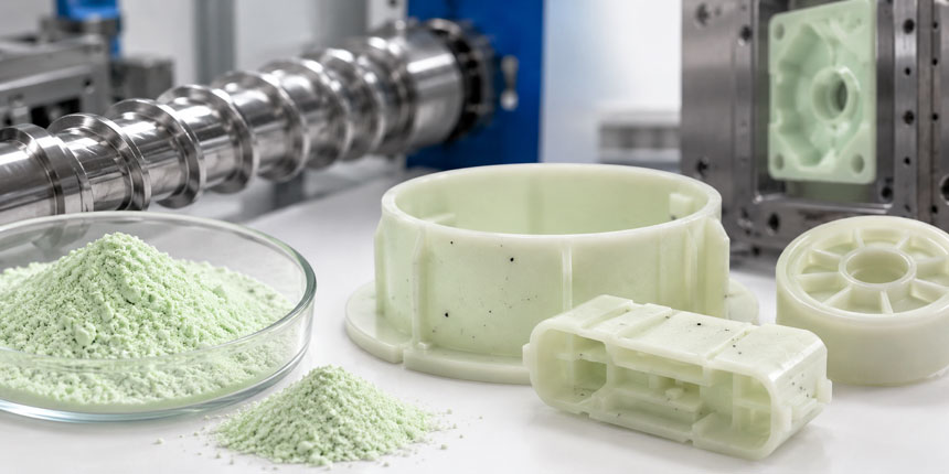 Why Does Glow in the Dark Powder Cause Black Spots in Injection Molding?