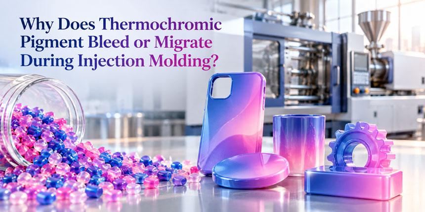 Why Does Thermochromic Pigment Bleed or Migrate During Injection Molding?