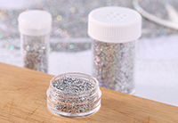 Make the most beautiful glitter powder jar for you