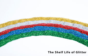 What's the storage life of glitter? (Glitter powder)