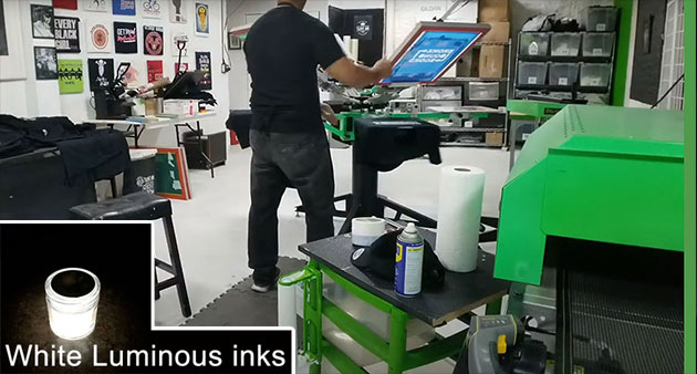 Precautions for luminous ink